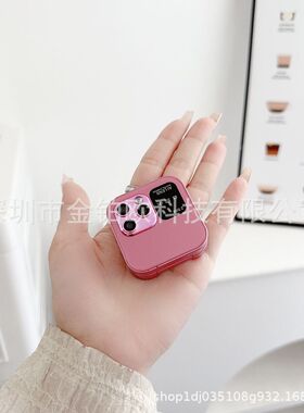 i16mini跨境2G折叠手机双卡双待按键超小可爱迷你翻盖手机外文