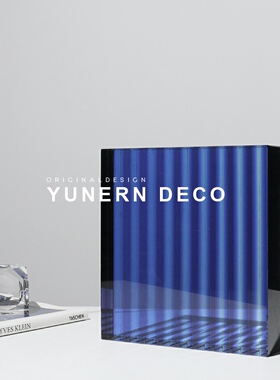 简约现代轻奢售楼处展厅样板房间软装饰品家居创意艺术工艺品摆件