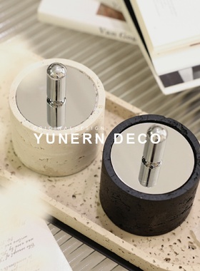 晶石洗手间扩香器洞石无火轻奢