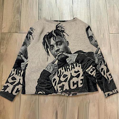 BlueSky休闲美式圆领短宽松T恤