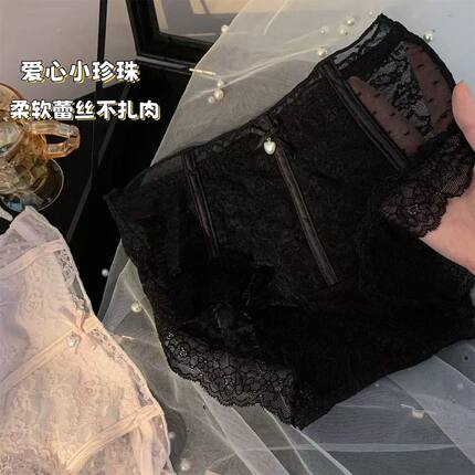 密封独立包装 法式日系甜美蕾丝内裤女性感纯欲透气薄款女三角裤
