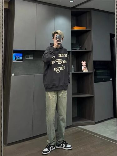 刺绣1977牛仔裤网红同款