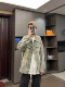 美式 高街网红黄泥做旧水洗翻领牛仔夹克男FOG复古潮牌拉链外套男