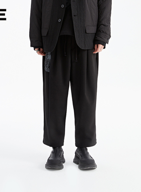 Organic Emotion九分西裤TR面料日系解构宽松休闲裤男 OE原始情绪