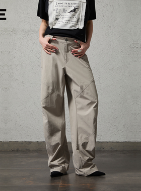 【任豪同款】ORGANIC EMOTION立体剪裁廓形工装裤伞兵裤休闲裤OE