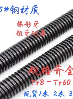 1.5m2米T型粗牙螺杆梯形丝杆T16T20T25T26T28T30T32tr36T45T50T60