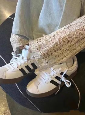 adidas阿迪达斯VI Court Classic百搭舒适耐磨板鞋 JI0497/ID6015