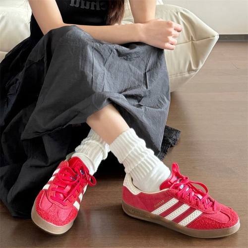阿迪达斯adidas男女同款GAZELLE潮流休闲德训低帮休闲板鞋 IF1808