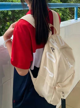 耐克NIKE休闲百搭女包小包学生书包珍珠白双肩背包DR6091-219/078