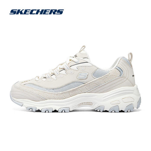斯凯奇Skechers奶茶熊3代老爹鞋女鞋海盐运动鞋休闲鞋896276-NTGY