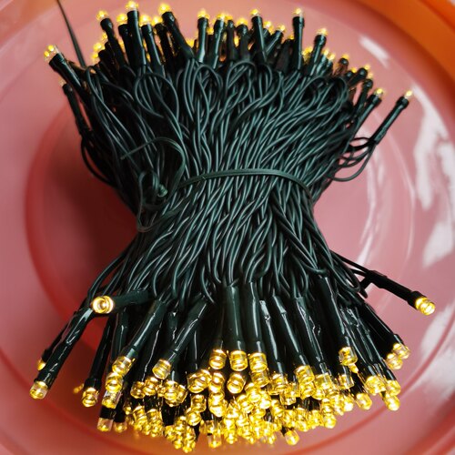 太阳能低压缠树小彩灯闪灯串灯满天星家用装饰庭院花园户外防水