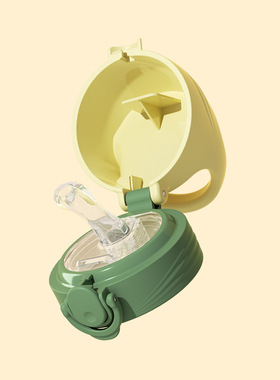 QWE配件吸管杯水杯专用直饮盖吸管盖耐摔防漏安全材质保温杯盖子