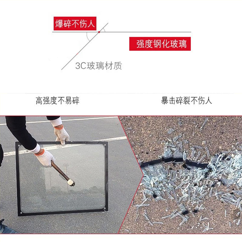 电动钢化挡风玻璃车棚
