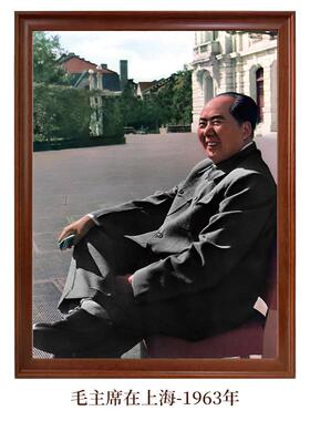 主席全身照中堂客厅书房装饰画