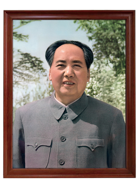 1958年毛主席在成都真实照片复古