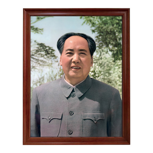 1958年毛主席在成都真实照片复古