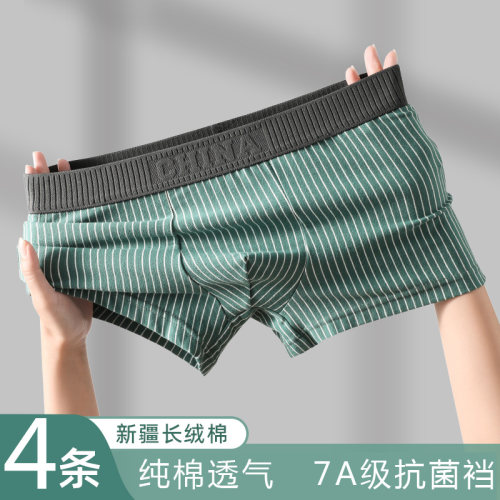 纯棉内裤抗菌透气大码透气青年潮