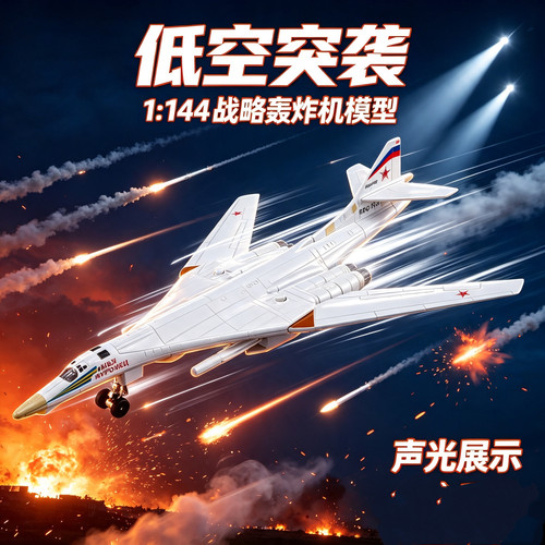 车致1144合金属飞机模型摆件