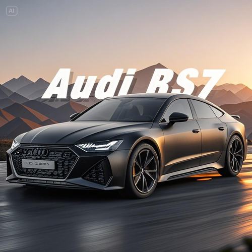 1:24正版授权奥迪RS7合金汽车模型合金汽车模型摆件玩具汽车模型5