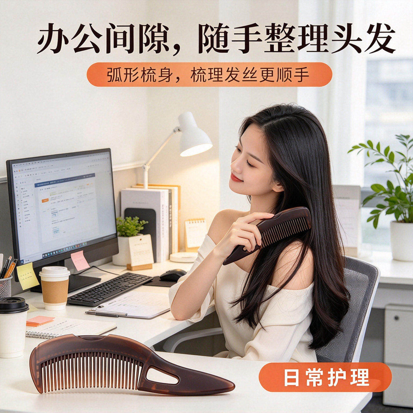 免洗头能量梳发根梳理梳