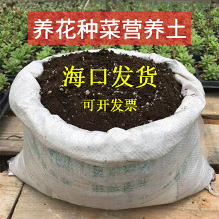 工厂价海南营养土养花专用通用种菜有机黑土室内盆栽土壤泥炭包邮