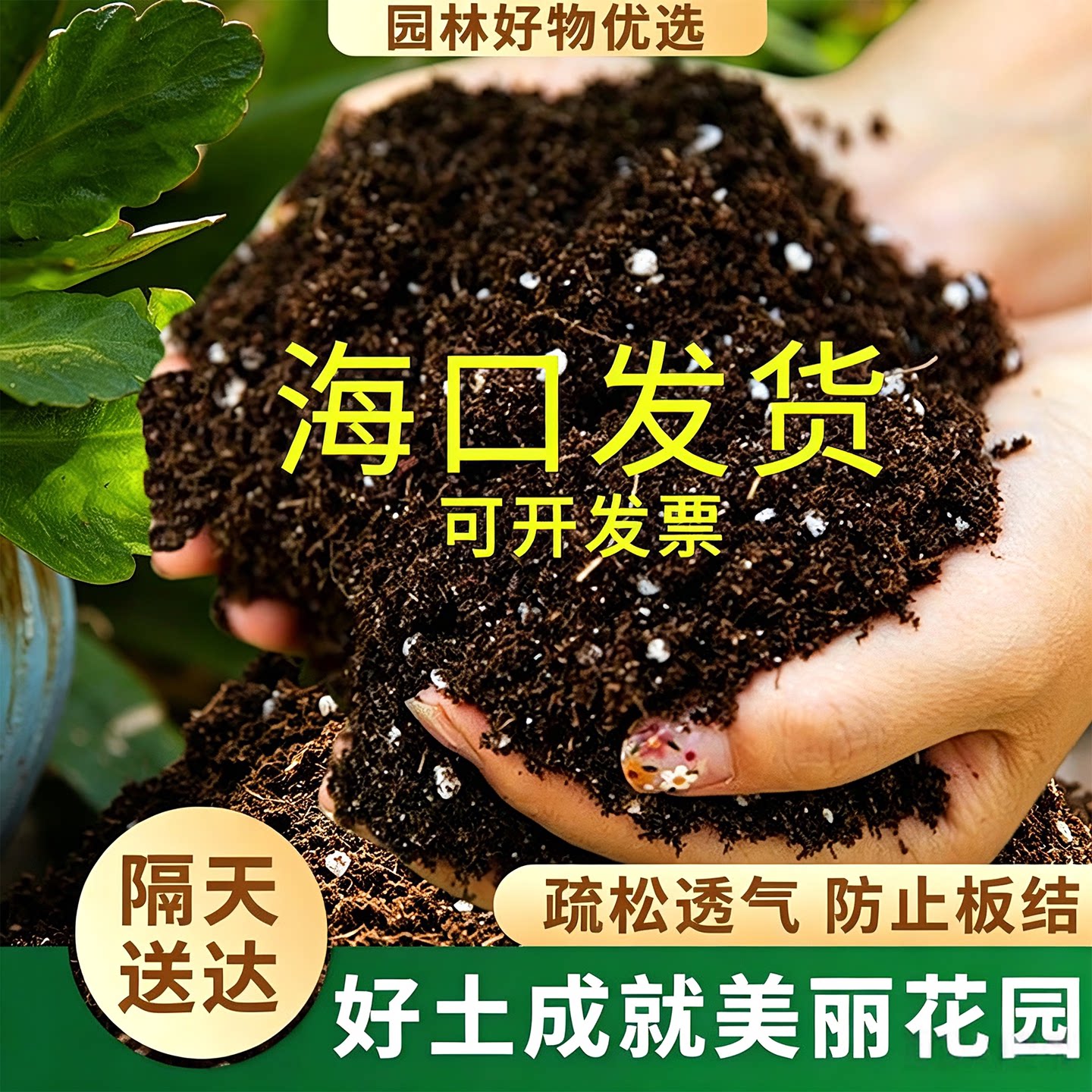 海南营养土瓜果蔬菜种植通用有机土壤槟榔育苗基质养花专用培养土