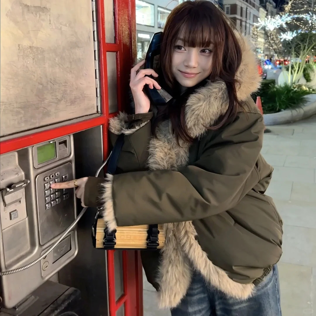 Ranwear 贵气感已经next level了90白鸭绒貉子毛真皮草派克羽绒服