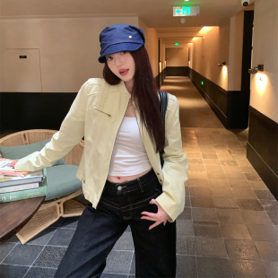 夹克外套 天赋夹克100棉小众设计感百搭休闲立领工装 Ranwear 独家