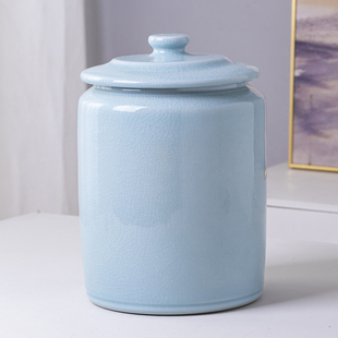 景德镇陶瓷米缸米桶储水罐15斤20斤25斤50斤厨房家用油缸密封储物