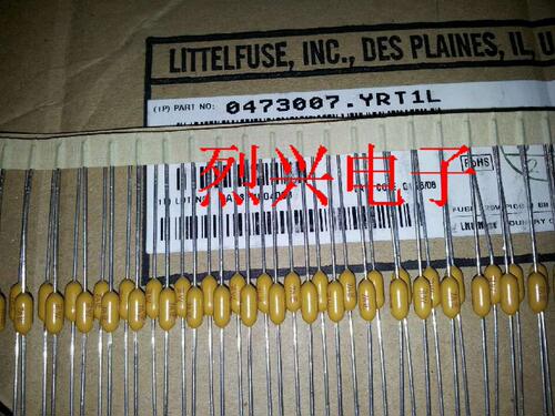 【原装现货】力特电阻式保险丝 LITTELFUSE 0473007.YRT1L  7A