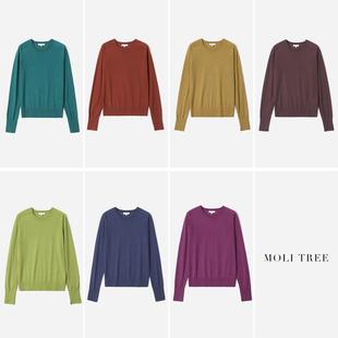 四季 WZT05342 解放双手可机洗精纺全羊毛140s缤纷多色入针织套衫