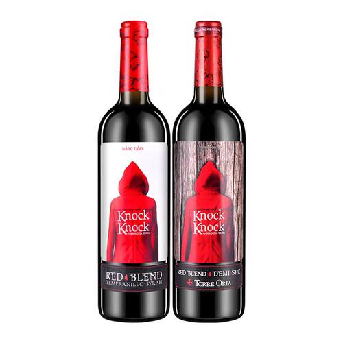 西班牙进口奥兰小红帽干红葡萄酒/半甜葡萄酒750ml