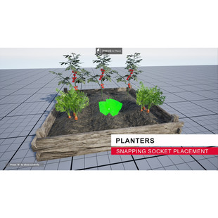 玩家农场功能蔬菜植物系统蓝图 Player Farming System