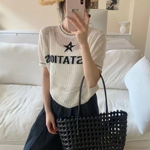 2025早秋新款 女欧洲站软糯细羊毛上衣潮 时尚 百搭圆领高级感针织衫