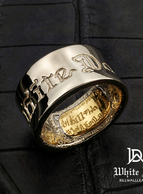 WD限定18K特殊金色铺钻戒指银饰