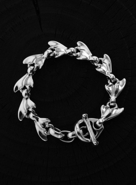 【预】BWL正品银饰 3G鱼尾手链 B615