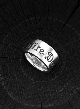 【现货】White Day店铺限定标语戒指 WD-R01