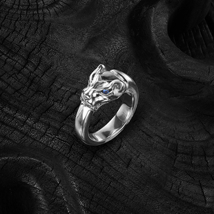 【现货】BWL正品 925银 Mini猎豹戒指 R340