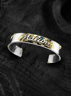 【预】BWL正品银饰  天然宝石Malibu店铺限定平打手镯 WD-B01/C