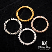 情侣款 R477 叠搭齿轮戒指指环 时尚 现货 殿堂级银饰BWL