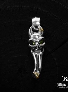 BWL宝石眼吐舌恶魔角骷髅