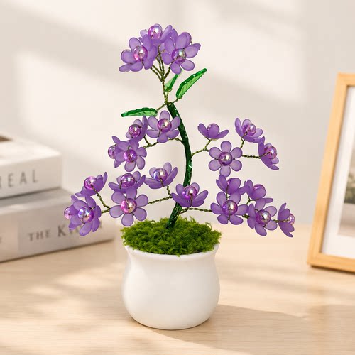 手工制作古风风铃树治愈系手工花送女友解压