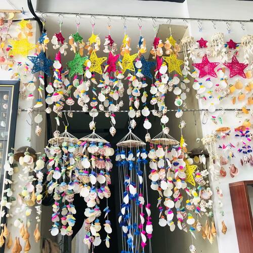 贝壳海螺风铃海边礼品挂件