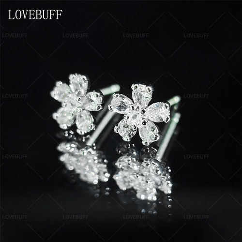 lovebuff婚卡印象款耳钉时尚耳饰