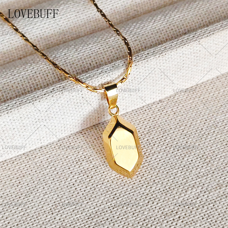 lovebuff塞尔达金卢比项链不锈钢