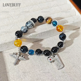 lovebuff夏以昼周边苹果手串珠串同人周边不锈钢苹果项链生日礼物