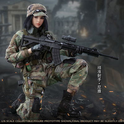 FLAGSET女兵1/6兵人手办狙击手