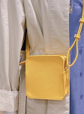 YYK同款非卖品包包复刻UECOOL现货黄色蓝色白色黑色小包包网红