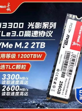 长城GW3300M2固态硬盘NVMe协议台式机笔记本电脑固态硬盘预装系统