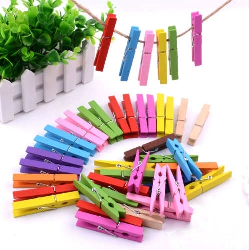 Цвет декоративной маленький деревянный клип творческий клип конопля для дерева Diy фото стена свадебная фотокорость фото клип фото клип